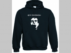 Joy Division, čierna mikina s kapucou stiahnutelnou šnúrkami a klokankovým vreckom vpredu 80%bavlna 20%polyester 